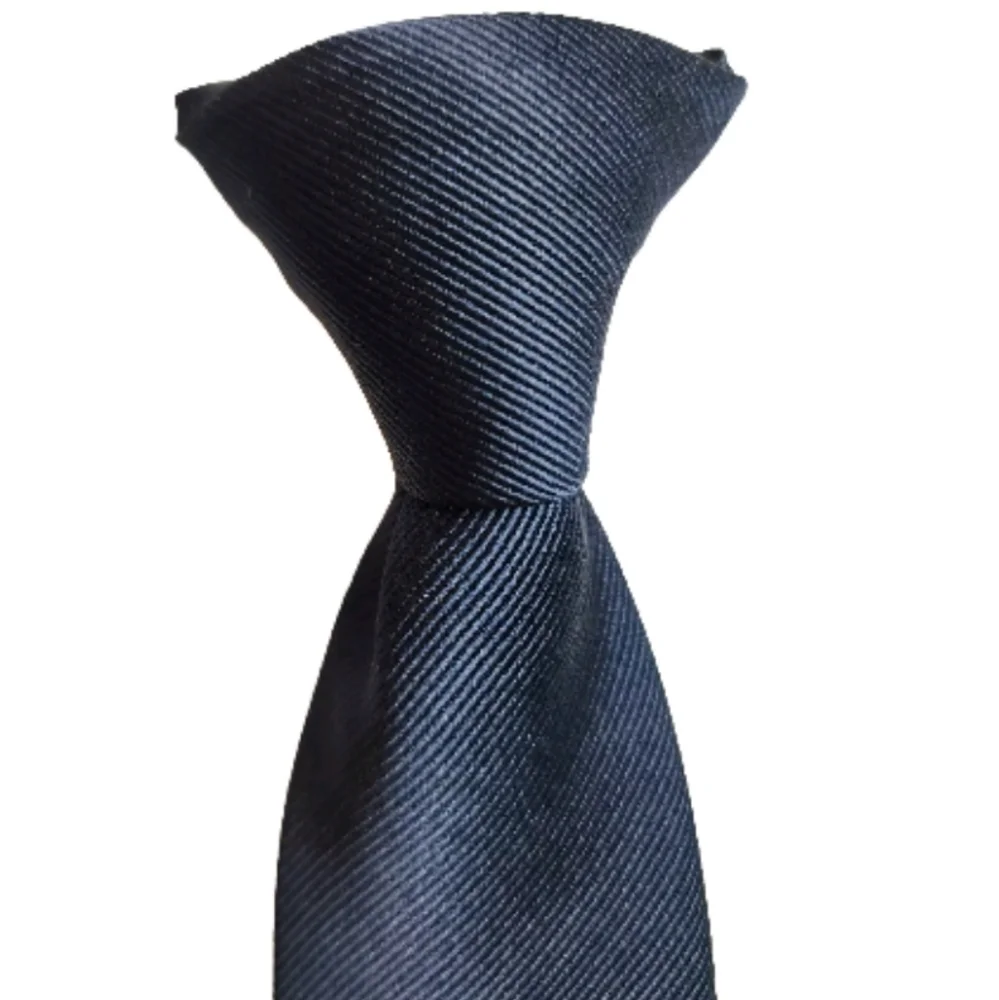 Luther Pike Seattle Boy's Clip On Neck Tie in Dark Navy New Without Tags